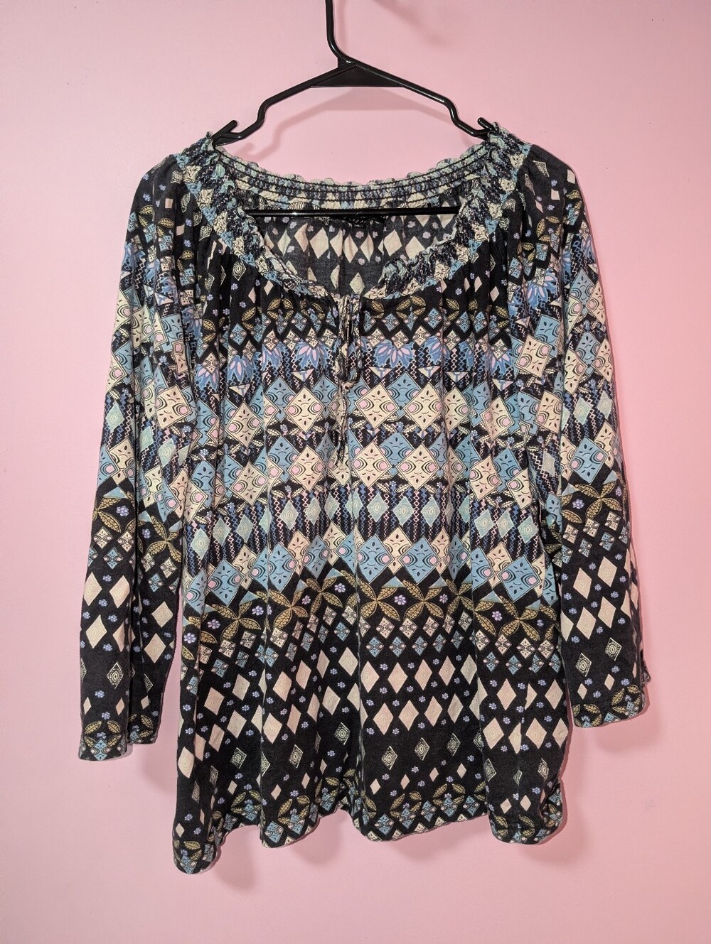 Papa Vancouver Geometric Patterned Blouse